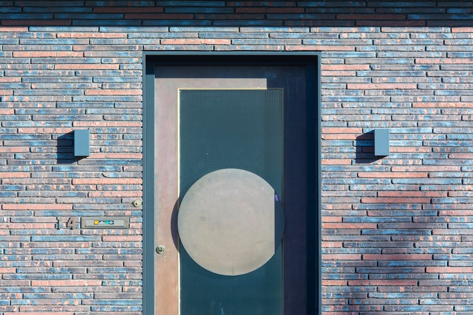 Modern front door exterior showcasing high-quality entry door installation